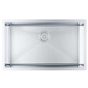 Kitchen Sink Set | 30" 304 Stainless Steel Drop-In & Undermount | Pack of 3 with Accessories for Workstation, RV, Prep Kitchen