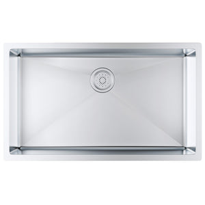 Kitchen Sink Set | 32" 304 Stainless Steel Drop-In & Undermount | Pack of 3 with Accessories for Workstation, RV, Prep Kitchen, Bar