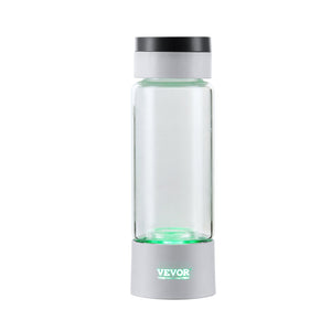 Hydrogen Water Bottle Generator 380ml | SPE Technology Hydrogen Rich Water Maker | Portable Ionizer with Nasal Inhalation Tube & Self-Cleaning