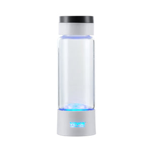 Hydrogen Water Bottle Generator 380ml | SPE Technology Hydrogen Rich Water Maker | Portable Ionizer with Nasal Inhalation Tube & Self-Cleaning
