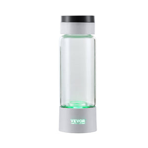 Hydrogen Water Bottle Generator 380ml | SPE Technology Hydrogen Rich Water Maker | Portable Ionizer with Nasal Inhalation Tube & Self-Cleaning