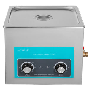 Ultrasonic Jewelry Cleaner | Heated Timer Tank for Glasses, Rings & Instruments