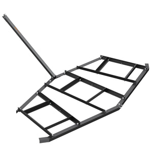 Driveway Drag Harrow | 84" Steel Tow-Behind Driveway Grader | Adjustable Bars for ATVs, UTVs & Lawn Tractors