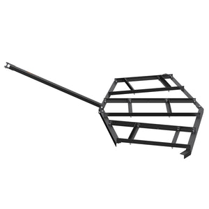 Driveway Drag Harrow | 84" Steel Tow-Behind Driveway Grader | Adjustable Bars for ATVs, UTVs & Lawn Tractors