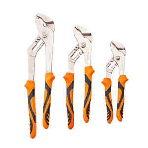 Groove Joint Pliers Set | 3-Piece Water Pump Pliers | 12" Length