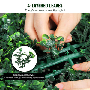 Artificial Boxwood Topiary Trees | 2-Pack Ball-Shape Faux Plants | All-Year Green Outdoor/Indoor Décor