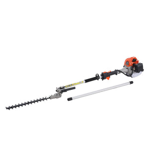 Gas Hedge Trimmer 26CC 2-Cycle | 15.7 Inch Dual Sided Dual Action Blade | Adjustable Pole Hedge Trimmer for Shrubs & Bushes
