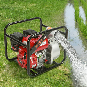 Gasoline Engine Water Pump 80mm | 7HP 265 GPM | 43m Lift | 4-Stroke with Hose Kit | EPA Certified