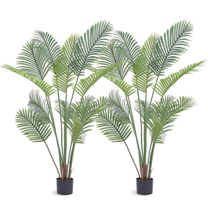 Artificial Palm Tree 1.5m | PE Material | Anti-Tip Base | Realistic Indoor Outdoor Faux Plant for Home & Office