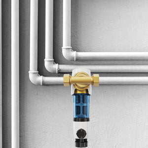 Spin Down Filter 40 Micron | Whole House Well Water Sediment Filter | 3/4" & 1" Connections