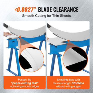 Manual Plate Shear | 800mm Hand Cutter for Metal Sheets | Heavy Duty Benchtop Shear Tool