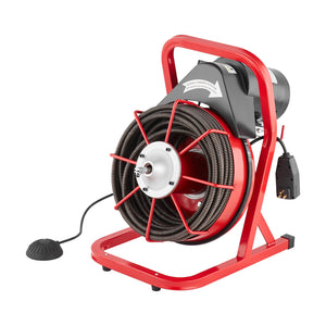 Drain Auger | 75ft x 1/2" Manual Feed Sewer Cleaning Machine