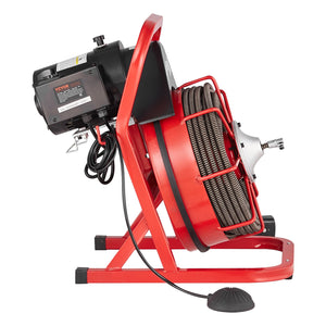 Drain Auger | 75ft x 1/2" Manual Feed Sewer Cleaning Machine