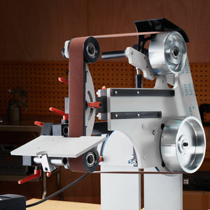 Belt Grinder Sander | 72x2" Polisher with VFD & 3 Grinding Moulds