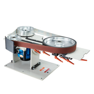 Belt Grinder Sander | 72x2" Polisher with VFD & 3 Grinding Moulds