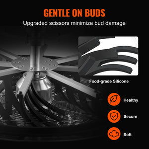 Leaf Bowl Trimmer 19" | Manual Bud Trimmer with Stainless Steel Blades