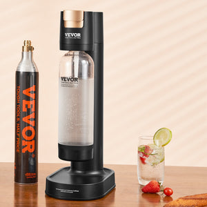 Sparkling Water Maker Kit | Home Soda Carbonator with 1L Bottle & CO2 Cylinder | Fits Standard 60L Screw-In Cylinders