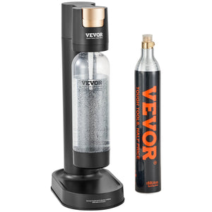 Sparkling Water Maker Kit | Home Soda Carbonator with 1L Bottle & CO2 Cylinder | Fits Standard 60L Screw-In Cylinders
