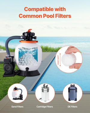 Pool Filter Balls | 0.7kg Reusable Media for Sand Filters