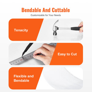 Polycarbonate Greenhouse Panels 5 Pack | 2' x 4' x 0.32" Roof Sheets | Durable & UV Resistant