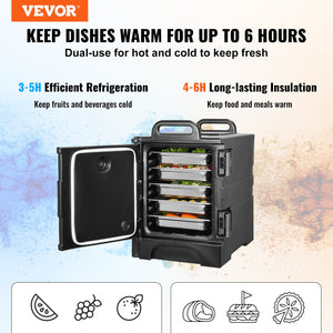 Insulated Food Pan Carrier 81QT | Stackable Catering Dish Box