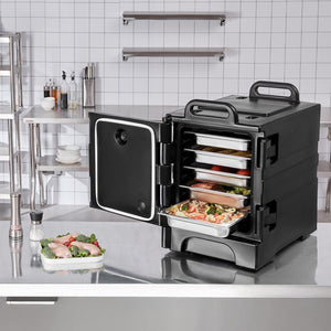 Insulated Food Pan Carrier 81QT | Stackable Catering Dish Box