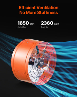 Gable Mount Fan | 380mm 1650CFM with Adjustable Thermostat