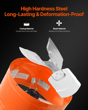 Gable Mount Fan | 380mm 1650CFM with Adjustable Thermostat