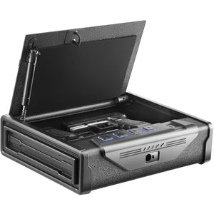 Gun Safe | Biometric 2-Pistol Safe with 3 Access Methods