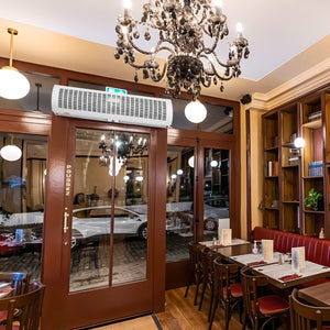 Commercial Air Curtain 1.2m | 2-Speed 2802m³/h | UL Certified Wall-Mount Indoor Over-Door Fan