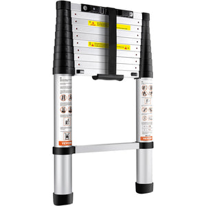 Telescoping Ladder | 3.2m Aluminum Multi-Purpose Extension Ladder