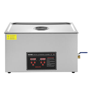 Ultrasonic Cleaner | 30L Stainless Steel Professional Heated Jewelry Cleaner with Timer