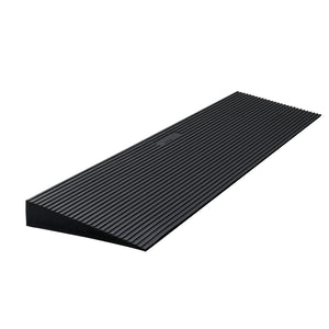 Cuttable Rubber Threshold Ramp 3cm Rise | 90cm Wide | Non-Slip Natural Rubber Entry Ramp with Double-Sided Tape | For Wheelchairs & Robots