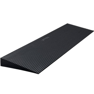 Cuttable Rubber Threshold Ramp 3cm Rise | 90cm Wide | Non-Slip Natural Rubber Entry Ramp with Double-Sided Tape | For Wheelchairs & Robots