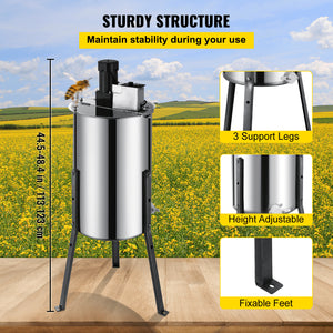 Electric Honey Extractor | 3/6 Frame Beekeeping Stainless Steel with Stand