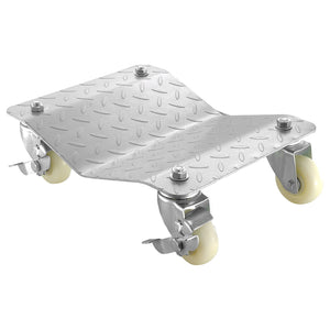 Tire Wheel Dollies | 12"x16" Platform with 3" Casters | Vehicle Repair & Moving Tool | Set of 2