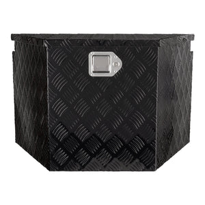Trailer Tongue Box 29"x16.5"x18" | Aluminum Diamond Plate Tool Chest with Lock & Keys