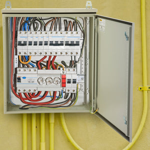 Electrical Enclosure Box | NEMA 4 Outdoor Steel Cabinet | 24"x24"x12" UL Rated
