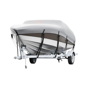 Boat Cover | 600D Waterproof for 23–24ft V-Hull & Tri-Hull Runabout
