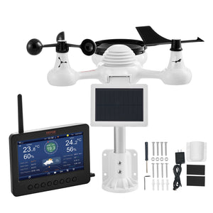 Wi-Fi Weather Station | 7-in-1 with 177.8mm TFT Display & Outdoor Wireless Sensor