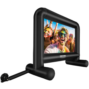 Inflatable Movie Screen | 16ft Outdoor Projector Screen | Front/Rear Projection with Blower & Bag