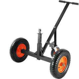 Adjustable Trailer Dolly | 1000lb Tongue Weight Capacity | 2" Ball, Pneumatic Tires, 19–26" Adjustable Height for RV, Boat, Trailer