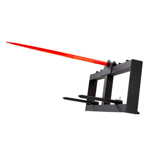 Hay Spear Bale Spike | 49" with 2 Stabilizers | 726kg Load Capacity Tractor Loader Attachment