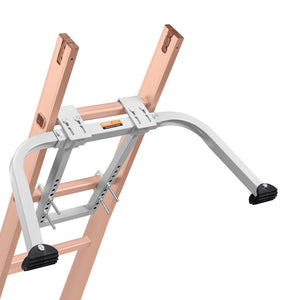 Ladder Stabilizer with Wing Span | Heavy Duty Steel Roof Hook Extension Ladder Support
