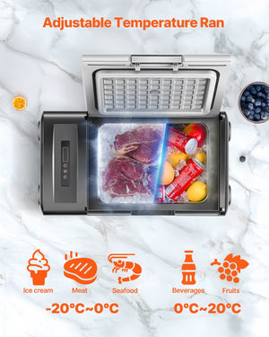 Car Refrigerator Freezer | 15L Portable Single Zone Compressor Fridge