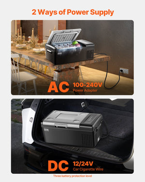 Car Refrigerator Freezer | 15L Portable Single Zone Compressor Fridge