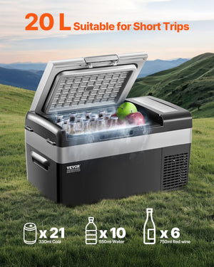 Car Refrigerator Freezer | 20L Single Zone Portable Compressor Fridge