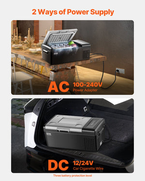 Car Refrigerator Freezer | 20L Single Zone Portable Compressor Fridge