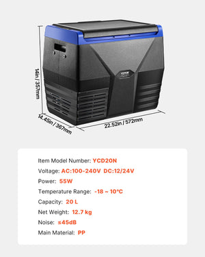 Car Refrigerator Freezer | 20L Portable Single Zone (Variant 2)