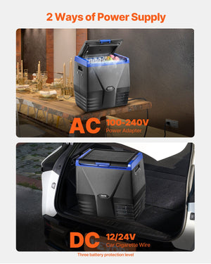 Car Refrigerator Freezer | 35L Portable Single Zone Compressor Fridge